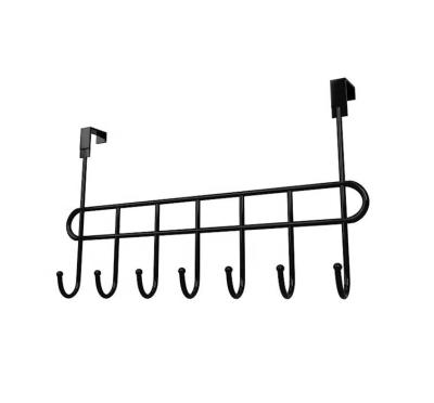 China Eco-friendly over the door 7 hook hanger - hangs shirts, coat hook, long dresses, perfect hat rack for sale