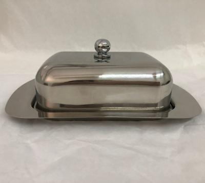 China 2021 Viable Hot Selling Large Stainless Steel Butter Keeper Large Container With Lid for sale