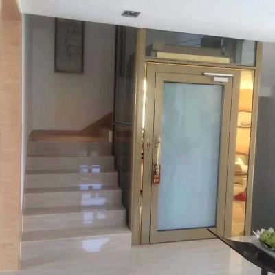 China hotel desenk elevator villa lift high quality steel belt 320kg low price indoor home villa elevator in china for sale