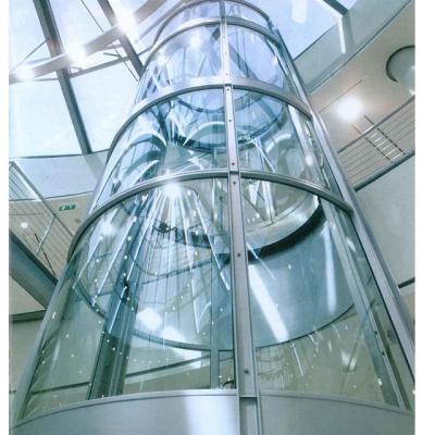 China Hotel 630 Kg FUJI Brand Efficient Residential Panoramic Circular Elevator In China for sale