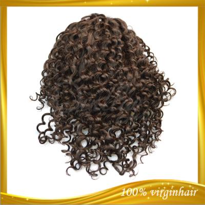 China Can be dyed and 2016 hot bleached! ! ! Thick Virgin Lace Front Density Front Wig Pre Plucked With Baby Hair for sale