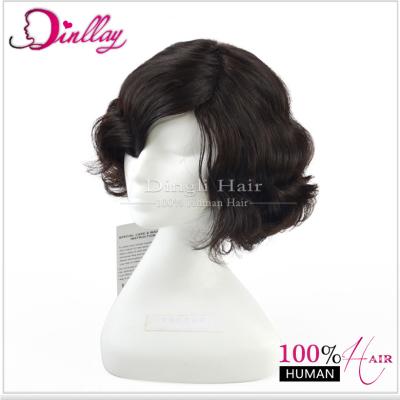 China Wholesale Hair Short Solft Machine Wigs Wavy Pixie Cut Virgin Short Curly Wig Vendors for sale