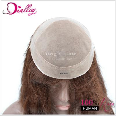 China Top Grade Hand-tying Pre Plucked Sheer Lace Frontal Hairpiece For Women Cuticle Aligned Hair Silk Base Raw Brazilian Topper for sale