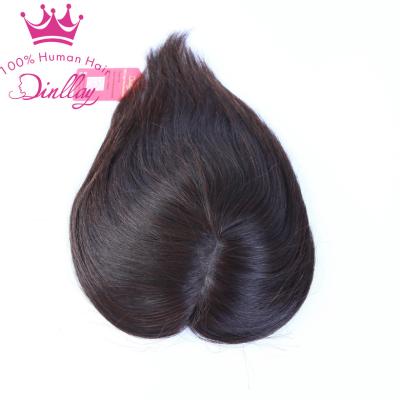 China Top Grade Hand-tying Pre Plucked Sheer Lace Frontal Hairpiece For Women Cuticle Aligned Hair Silk Base Raw Brazilian Topper for sale