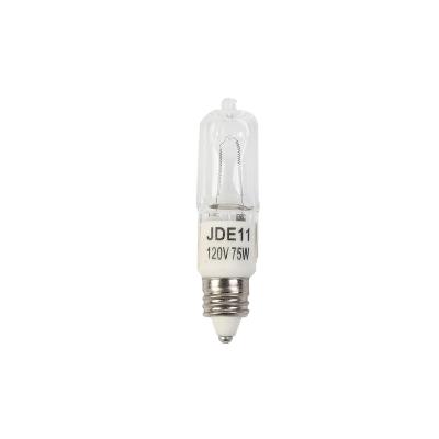 China Indoor Lighting Halogen Lamp 120v e11 75w Halogen Bulb JD e11 Halogen Light for sale