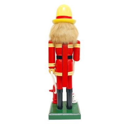 China Wholesale Durable Best Sellers Christmas Decoration Ornaments 36cm Wooden Small Size Nutcrackers for sale