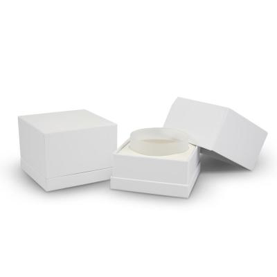 China Factory Customized Custom White Rigid Candle Box With Paper Insert for sale