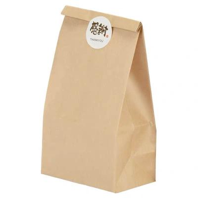 China Disposable Top Selling 100% Recyclable Paper Take Away Toast Bread Grocery Retail Bags For Bakery Packaging for sale