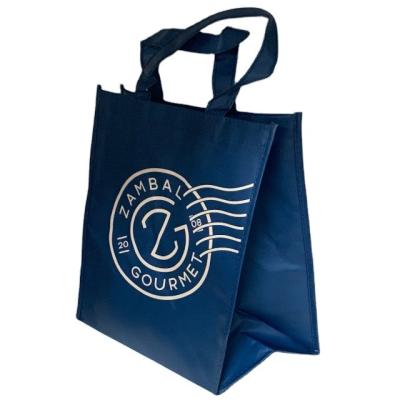 China Handled Nonwoven Bags Customized Logo Printed Promotional Non Woven Shopping Bag for Clothing and Shoes Packaging for sale