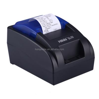 China 58mm Hoin HOP-H58 USB thermal printer 58mm thermal printer 58mm thermal pos receipt printer black and white price ESC/POS for sale