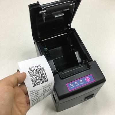 China 58mm Thermal Printer Hoin New 58mm Mini Portable BT Receipt Printer 2021 Laptop Computer Desk Receipt Black and White 57.5±0.5mm 750g for sale