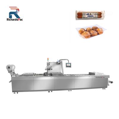 China Automatic Food Sausage Thermoforming Vacuum Packing Machine for sale