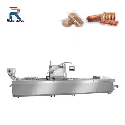 China Food Safer Salami Sausage Vacuum Packaging Equipment , Keep Meat Bright Red for sale