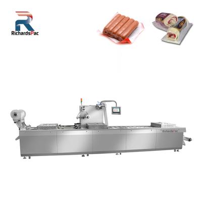 China Long Shelf Life Meat Food Vacuum Sealer Machine With Top Freshness Meat Food Thermoformer Bacon Rice Cake Sealer Packer for sale