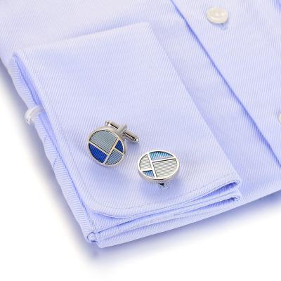 China Decoration Cufflinks Wholesale Seller Mens Jewelry Classic Rhodium Plated Cufflinks Eco-friendly Brass Cufflinks for sale