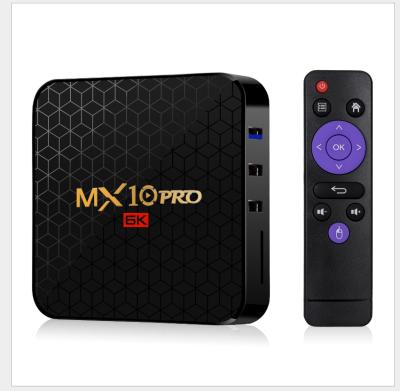 China LED Display Advertising Media Player Box PRO H6 6k 4GB 32GB MX10 9 .0 Android Set Top TV Box MX10 Pro for sale