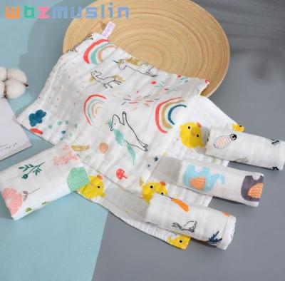 China Child Safe Baby Bandana Cotton Babador Shirt Feeding Infant Bibs Burp Cloths Cartoon Saliva Towel for sale