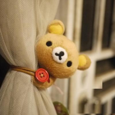 China Wholesale Cute High Quality Child Safe Cartoon Bear Window Curtain Tieback Buckle/Curtain Tieback Buckles for sale