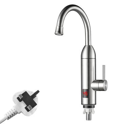 Cina Acqua calda UK Plug Faucet di riscaldamento elettrico istantaneo con 220V 3300W di potenza per cucina in vendita