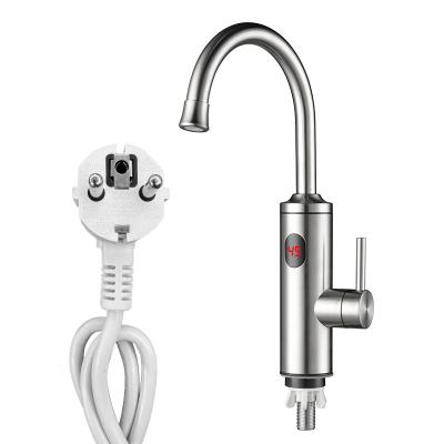 China 220V 3300W Instant Hot Water Tap EU Plug Electric Hot Water Taps For Kitchen for sale