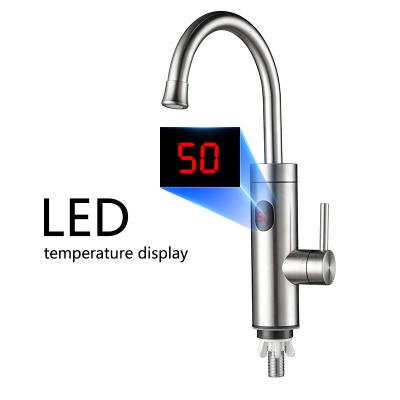 China 3s Fast Heating Instant Electric Faucet With LED Temperature Display For Kitchen for sale