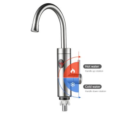 China Kitchen Instant Cold And Hot Faucet Electric Heating Faucet for sale