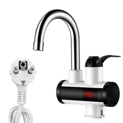 China Shower EU Plug Electric Hot Water Mixer Tap For Instant Hot Water Supply for sale