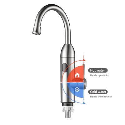 Cina Cucina senza serbatoio Faucet elettrico istantaneo per il riscaldamento dell'acqua Mini LED portatile in vendita