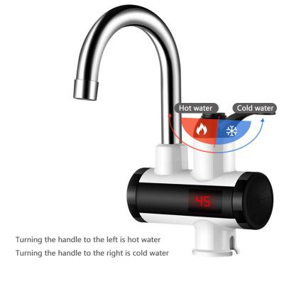 China Kitchen Bathroom Deck Mount Instant Electric Water Faucet IPX4 Waterproof for sale