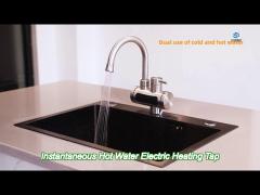 led digital display instantaneous fast electric heating water tap for kitchen