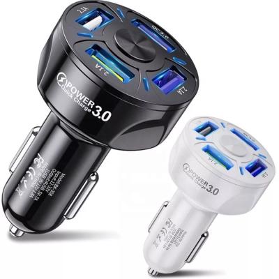 China Factory Wholesale 3.1A Mobile Phone Factory Wholesale 3.1A Usb Car Charger 35W Car Charger 3.0 Left Quick Charge 3.0 Car Charger for sale