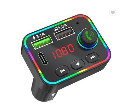 China Handsfree Car Kit Support TF Card Car FM Transmitter MP3 Player Radio Receiver Adapter with PD USB Phone Charger BT Car Kit for sale