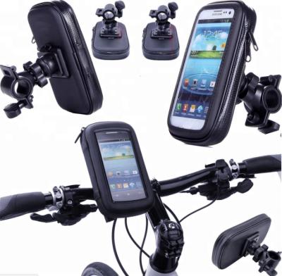 China 6.3inch Adjustable Mobile Phone Smartphone Bike Waterproof Motorcycle Phone Holder For Bicycle Bike for sale