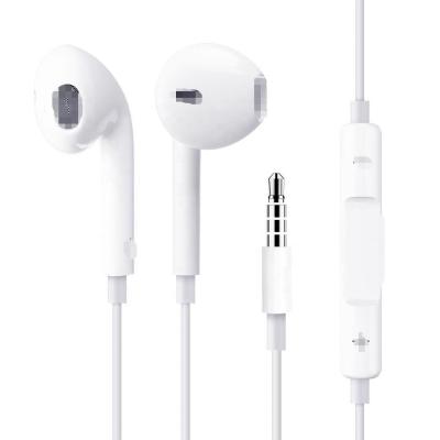 China Cheap Stereo In-Ear Headphones Wired Earbuds 3.5mm Headset Earphone With Mic For Iphone for sale