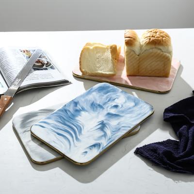 China Sustainable Sublimation Cutting Board Marbled Disposable Cutting Boards Cheese Board for sale