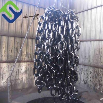 China Protective chain made in china marine equipment stud link anchor chain for boat for sale