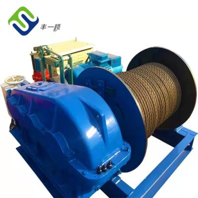 China AUTOMATIC high quality 10 ton 20 ton electric winch customized 30 ton fast speed for sale