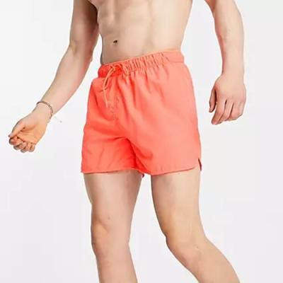 China Custom Printed Pockets Mens Side Drawstring Shorts Summer Anti-wrinkle Logo Elastic Gym Shorts for sale