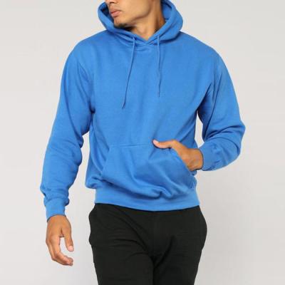 China Wholesale OEM Bulk Sale 50% Cotton 50% Polyester Plain Logo High Quality Anti Shrink White Men's Pullover Hoodies Sweatshirts for sale