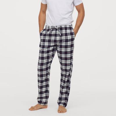 China Cotton Flannel Soft Plaid Pants Dongguan City Anti-pilling Customs Departments For Men for sale