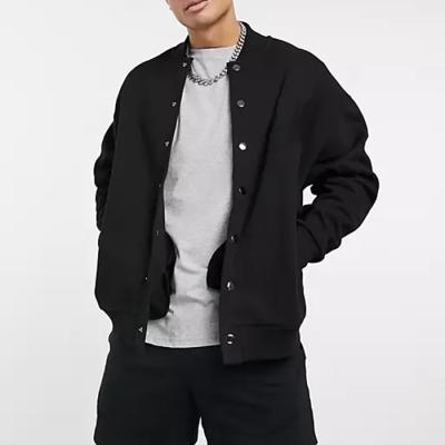 China Reversible hot selling cotton and spandex with little stretch plus size jackets custom made high quality men's bomber jacket for sale