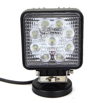 China Die-cast aluminum housing led work lamp 27w led work light for auto parts, atvs for sale