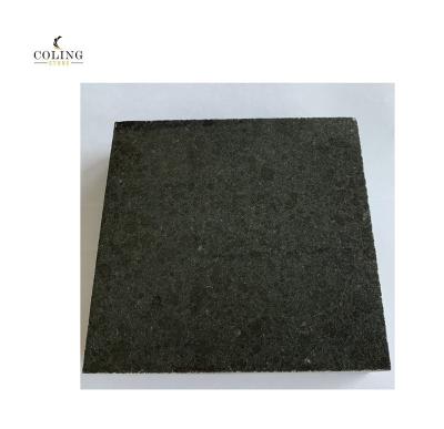 China Modern One Straight Edge Swimming Pool Coping Tile Edging Black Granite Coping Stones G684 for sale