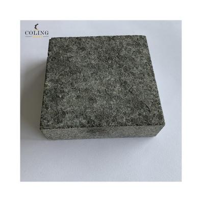 China Modern A-edge Swimming Pool Facing Tile Edging Black Granite Facing Stones G684 For Villa Natural Stone for sale