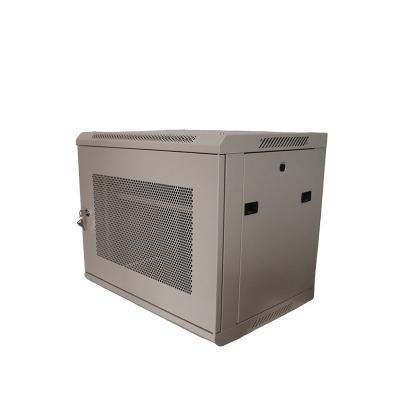 Cina Grande magazzino a doppia sezione montaggio a muro 19 pollici 9U Server Rack Network Cabinet per Sala server in vendita