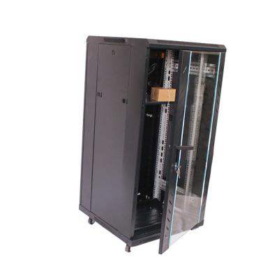 China OEM Service 42U Data Center Network Cabinet for Telecommunication Computer Mesh Door Server Rack Network Rack for sale