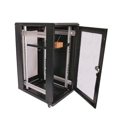 China Custom Data Center Server Rack Cabinet with Two Locking Keys and 19 Inch Blank Panel for sale