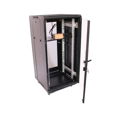 China Serviço OEM opcional Rack de gabinete de rede de aço laminado a frio para gabinete de servidor externo à venda