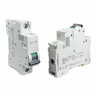 China Short circuit and overload protection JIELI C60 mcb 1p 2p 3p circuit breaker with reasonable price for sale