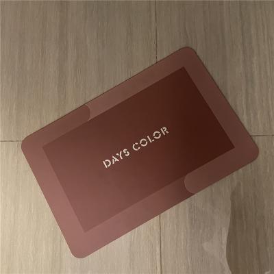 China Amazon Fashion Simple Water Absorbing Hot Selling Diatom Mud Bathroom Rubber Mat for sale